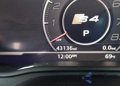 2019 Audi S4 3.0T Premium из США, поврежденный, VIN WAUB4AF47KA111054